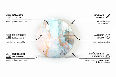 Szyba pod kominek Tekstura betonowa z efektem