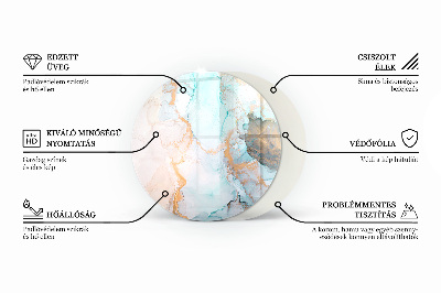 Podkładka pod kominek Abstrakcyjny wzór organiczny