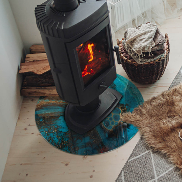 Podkładka pod kominek Abstrakcyjny wzór organiczny