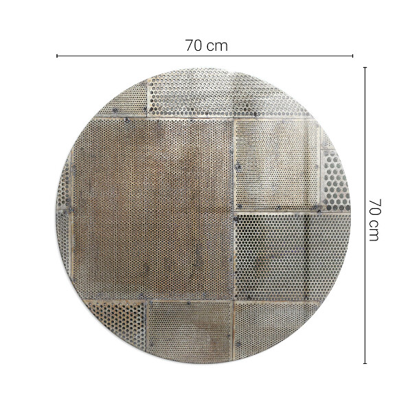 Szyba pod kominek Wzór perforowanej blachy