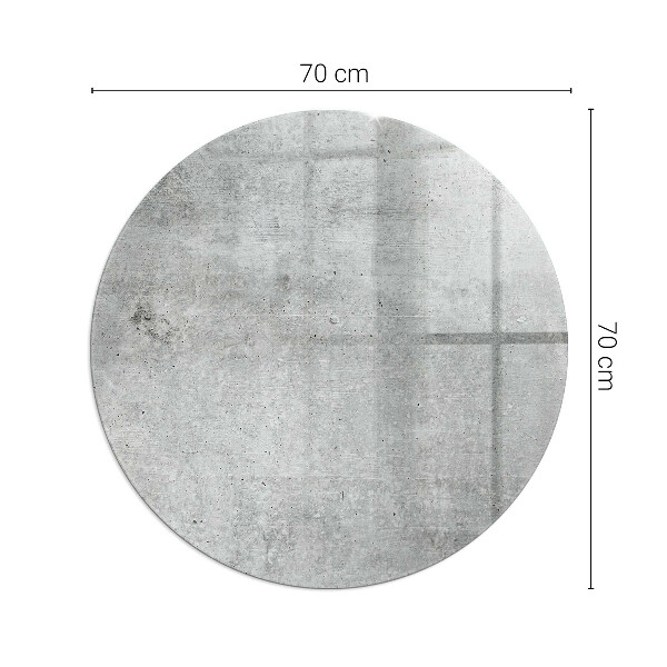 Szkło pod kominek Tekstura surowego betonu