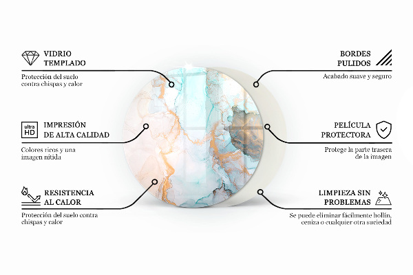 Podkładka pod kominek Tekstura drewnianych desek