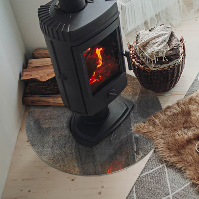 Szyba pod kominek Abstrakcyjny teksturowy wzór