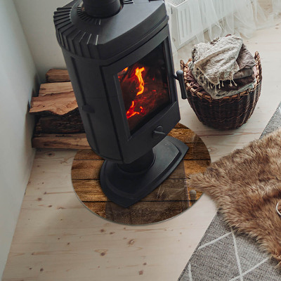 Podkładka pod kominek Deska drewniana w słoje