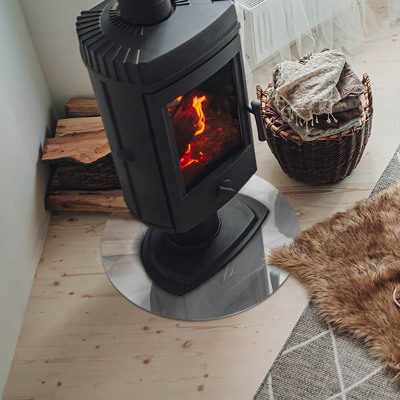 Szyba pod kominek Abstrakcyjny wzór geometryczny