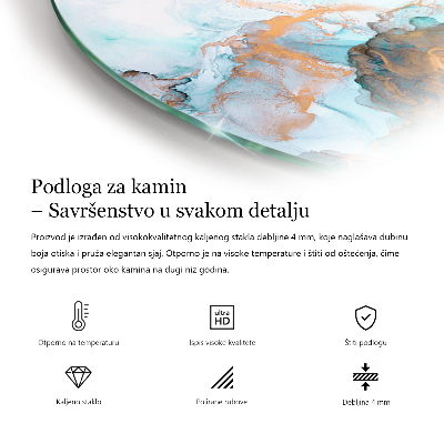 Podkładka pod kominek Zniszczona drewniana deska