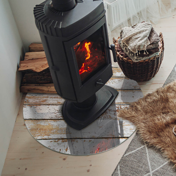 Podkładka pod kominek Zniszczona drewniana deska