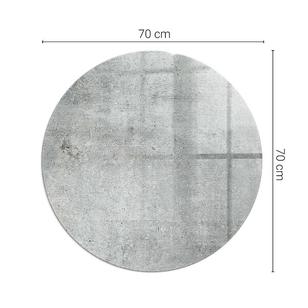 Szyba pod kominek Tekstura surowego betonu