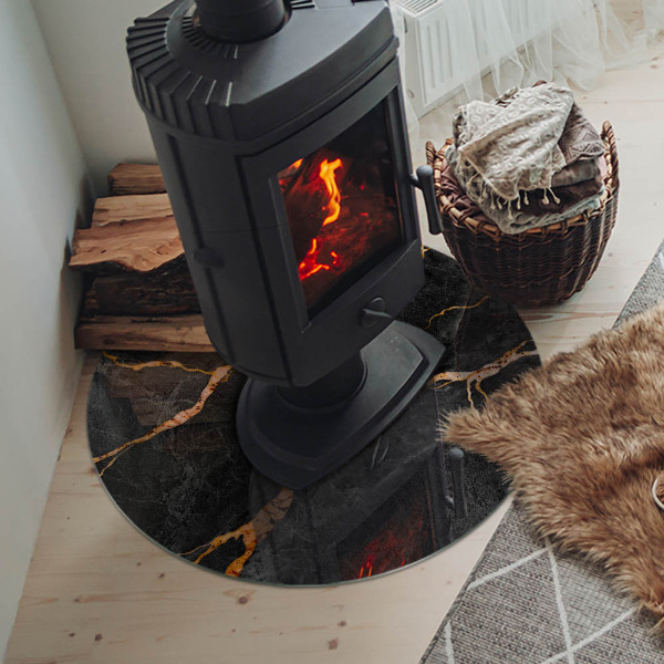 Podkładka pod kominek Elegancki marmur z żyłkami