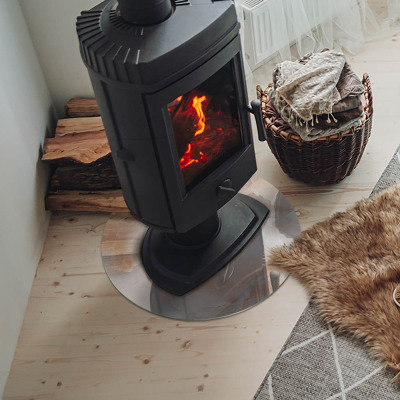 Szkło pod kominek Naturalny wzór kamienia