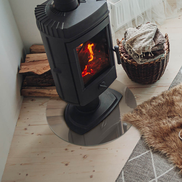 Szyba pod kominek Kolor Brązowy