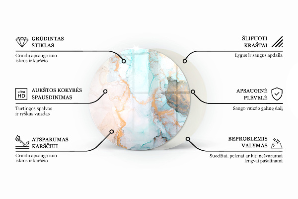 Szyba pod kominek Kolor Jasnobrązowy