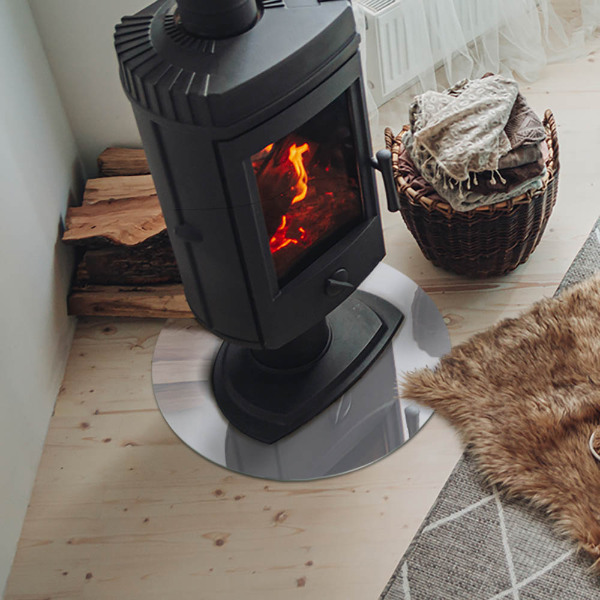 Szyba pod kominek Kolor Jasny szary