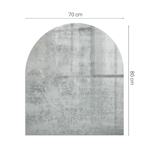 Szyba hartowana pod kominek półowalna Abstrakcyjny wzór tła