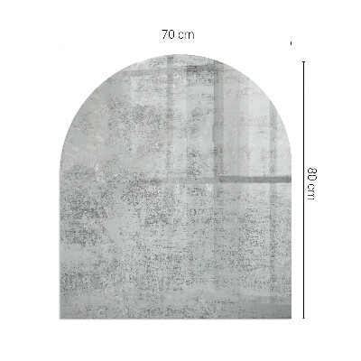 Szyba hartowana pod kominek półowalna Abstrakcyjny wzór tła