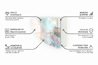 Szkło przed kominek ćwiartka Wzór inspirowany drewnem