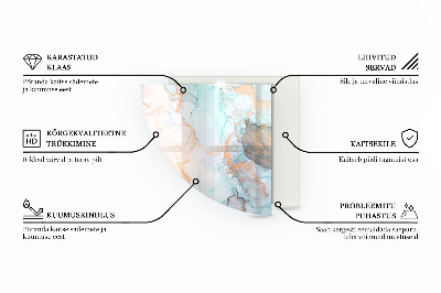 Szkło pod kozę ćwiartka Kształty w miniaturowym wydaniu