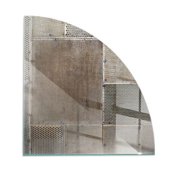 Podstawka pod kominek ćwiartka Motyw perforowanej stali