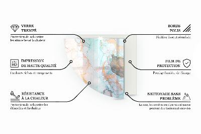 Podstawka pod kominek ćwiartka Naturalne słoje drewna