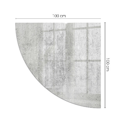 Podstawka pod kominek ćwiartka Surowa betonowa struktura