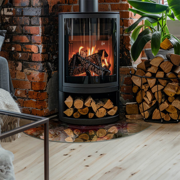 Szkło pod kozę ćwiartka Kwiatowy detal w pełnym rozkwicie