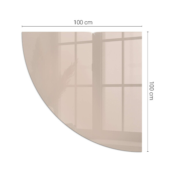 Szkło pod kozę ćwiartka Kolor Jasnobrązowy