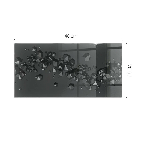 Podkładka pod kominek Kształty chmur w abstrakcyjnej kompozycji