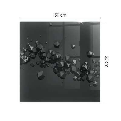 Podkładka pod kominek Kształty chmur w abstrakcyjnej kompozycji