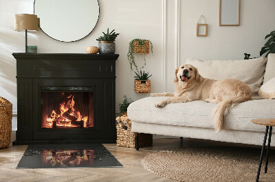 Podkładka pod kominek Kształty chmur w abstrakcyjnej kompozycji