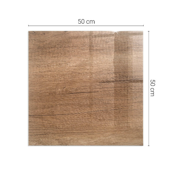 Szyba hartowana pod kominek Drewno w naturalnym stylu