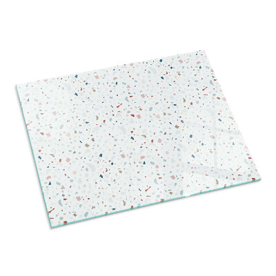 Szyba hartowana pod kominek Mikro kształty w subtelnej harmonii