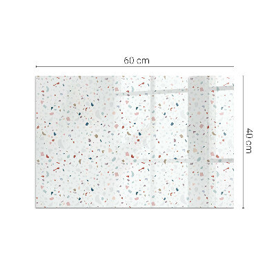 Szyba hartowana pod kominek Mikro kształty w subtelnej harmonii