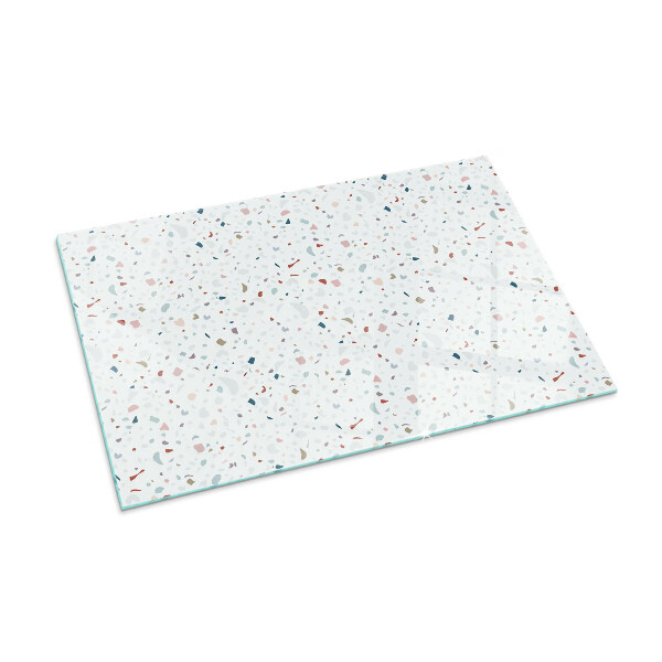 Szyba hartowana pod kominek Mikro kształty w subtelnej harmonii