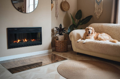 Podkładka pod kominek Drewno w naturalnym stylu