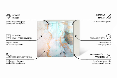 Podkładka pod kominek Drewno w naturalnym stylu