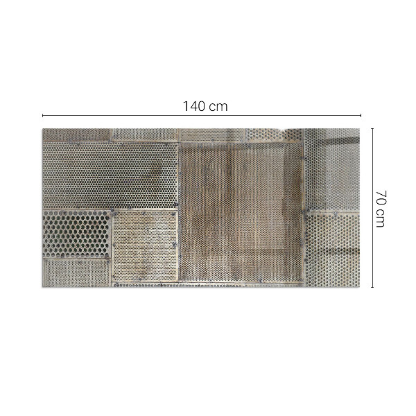Podkładka pod kominek Design perforowanego metalu