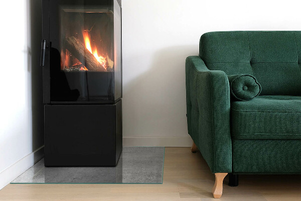 Podkładka pod kominek Motyw surowego betonu