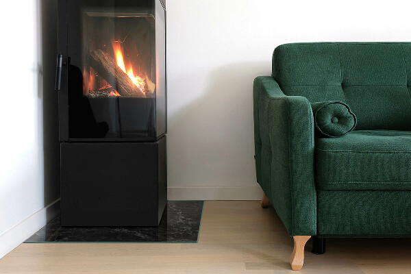 Podkładka pod kominek Klasyczny design marmuru