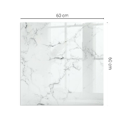 Podkładka pod kominek Wzór marmuru z eleganckimi żyłkami