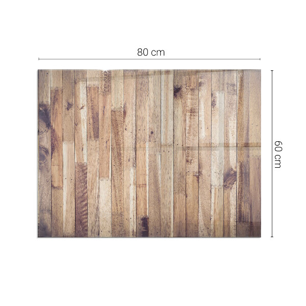 Podkładka pod kominek Wzór deski w harmonijnym układzie