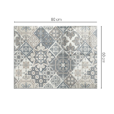 Podkładka pod kominek Dekoracyjne wzory mozaikowe