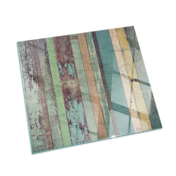 Szyba hartowana pod kominek Deski w wielu kolorowych tonach