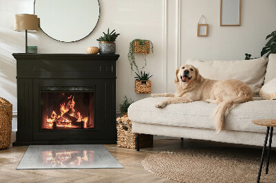 Podkładka pod kominek Betonowa faktura w stylu industrialnym