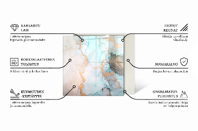 Szyba hartowana pod kominek Wyrafinowany design roślinny