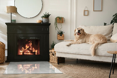 Podkładka pod kominek Abstrakcyjny design w formach