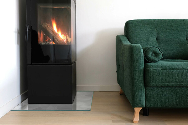 Podkładka pod kominek Abstrakcyjny design w formach