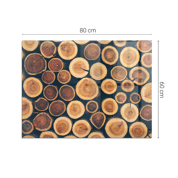 Podkładka pod kominek Skrzynka z motywem drewna wciętego