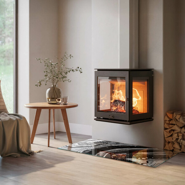 Podkładka pod kominek Linie i fale w nowoczesnym wydaniu