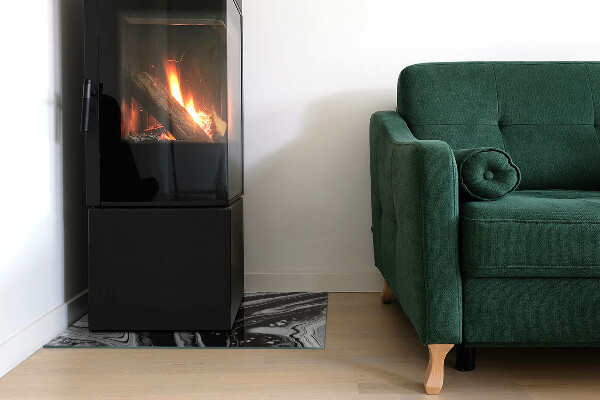 Podkładka pod kominek Linie i fale w nowoczesnym wydaniu