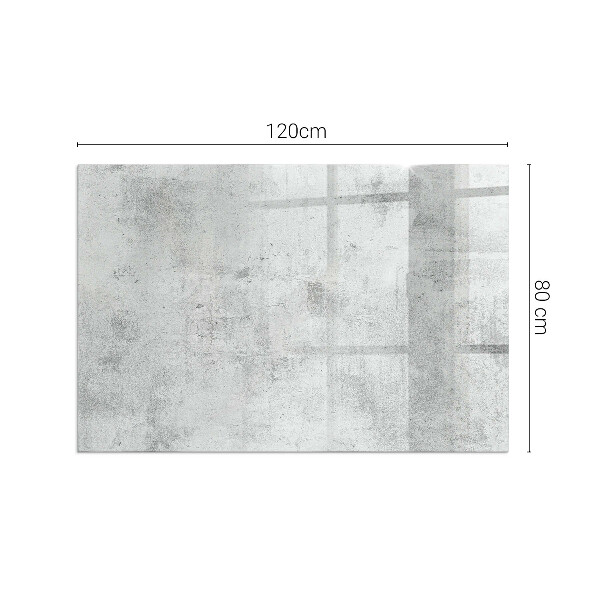 Szyba hartowana pod kominek Betonowa faktura w stylu